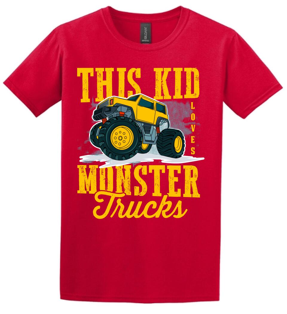 Monster truck póló