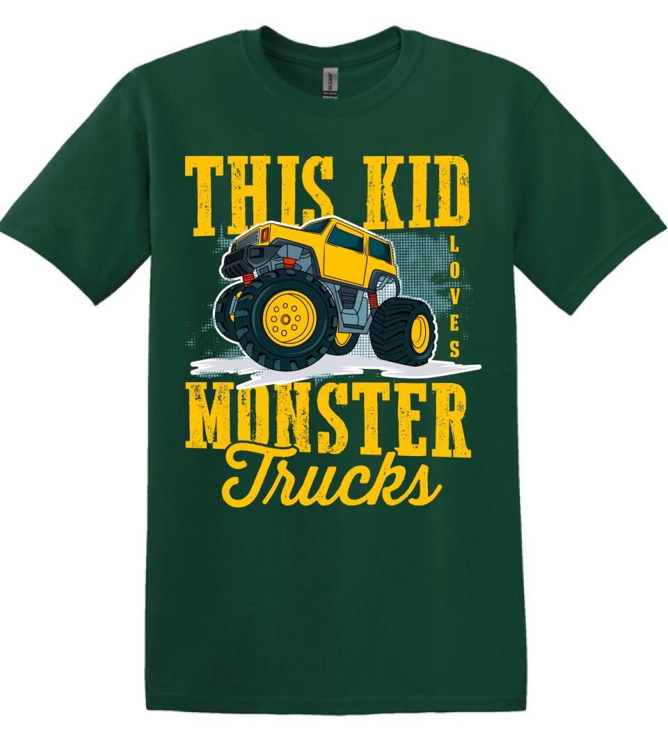 Monster truck póló