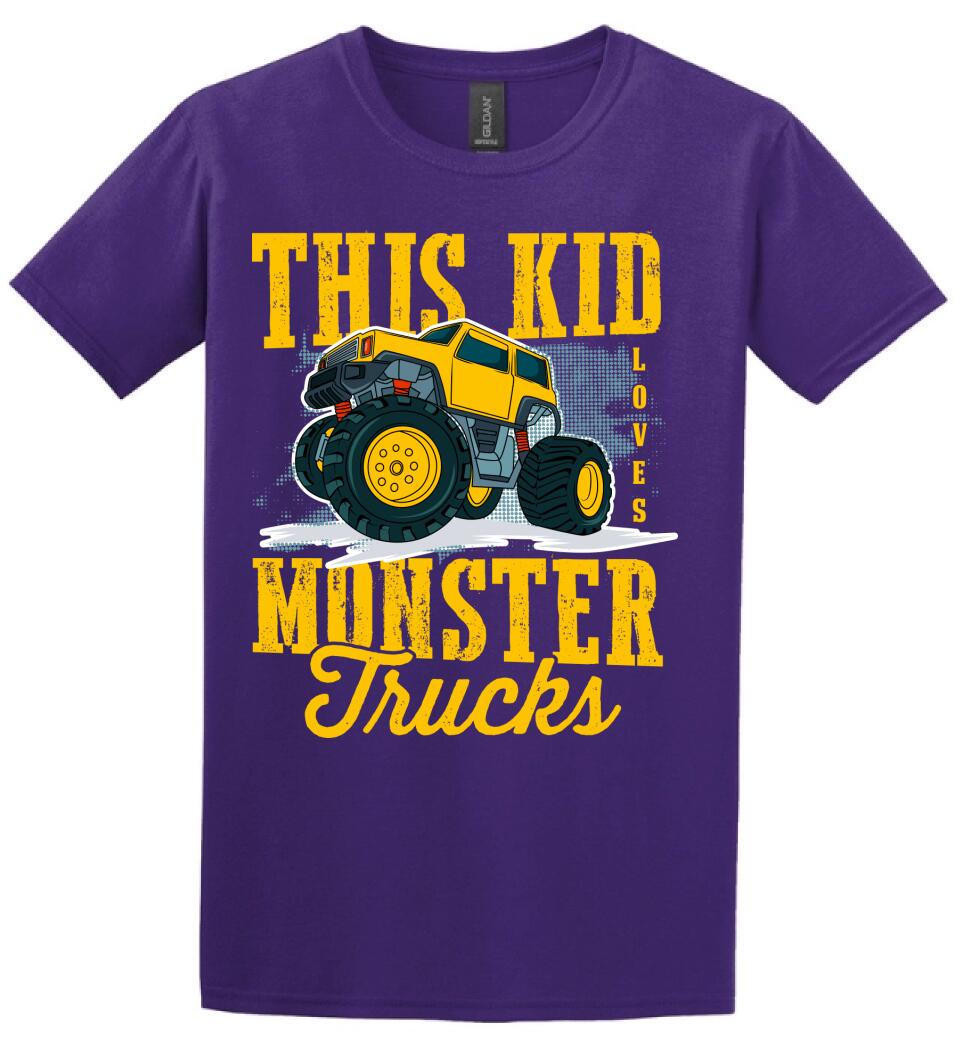 Monster truck póló