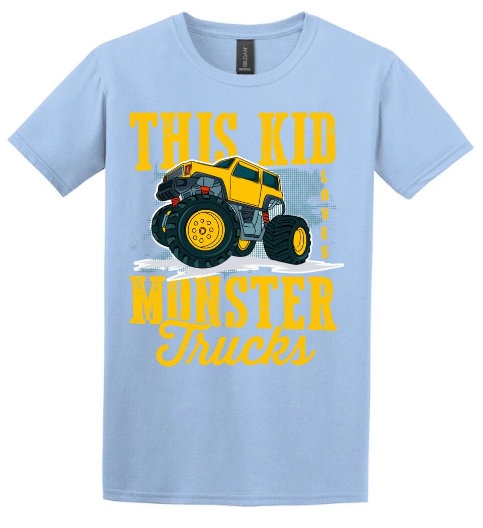 Monster truck póló