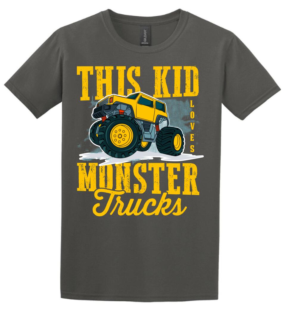 Monster truck póló