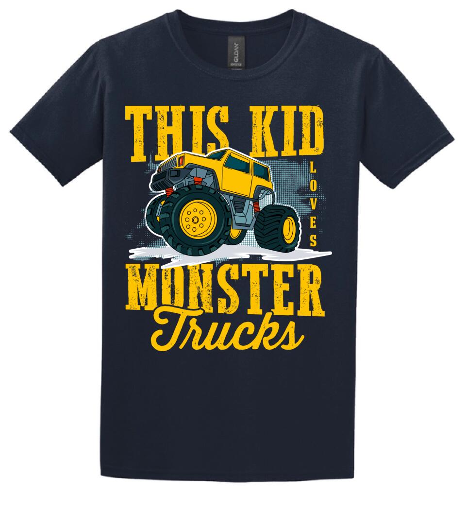 Monster truck póló