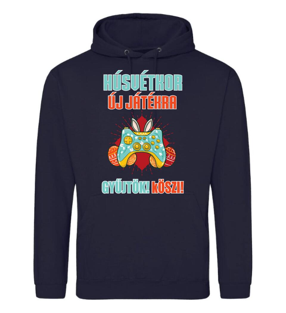 HÚSVÉTKOR ÚJ JÁTÉKRA GYŰJTÖK Póló
