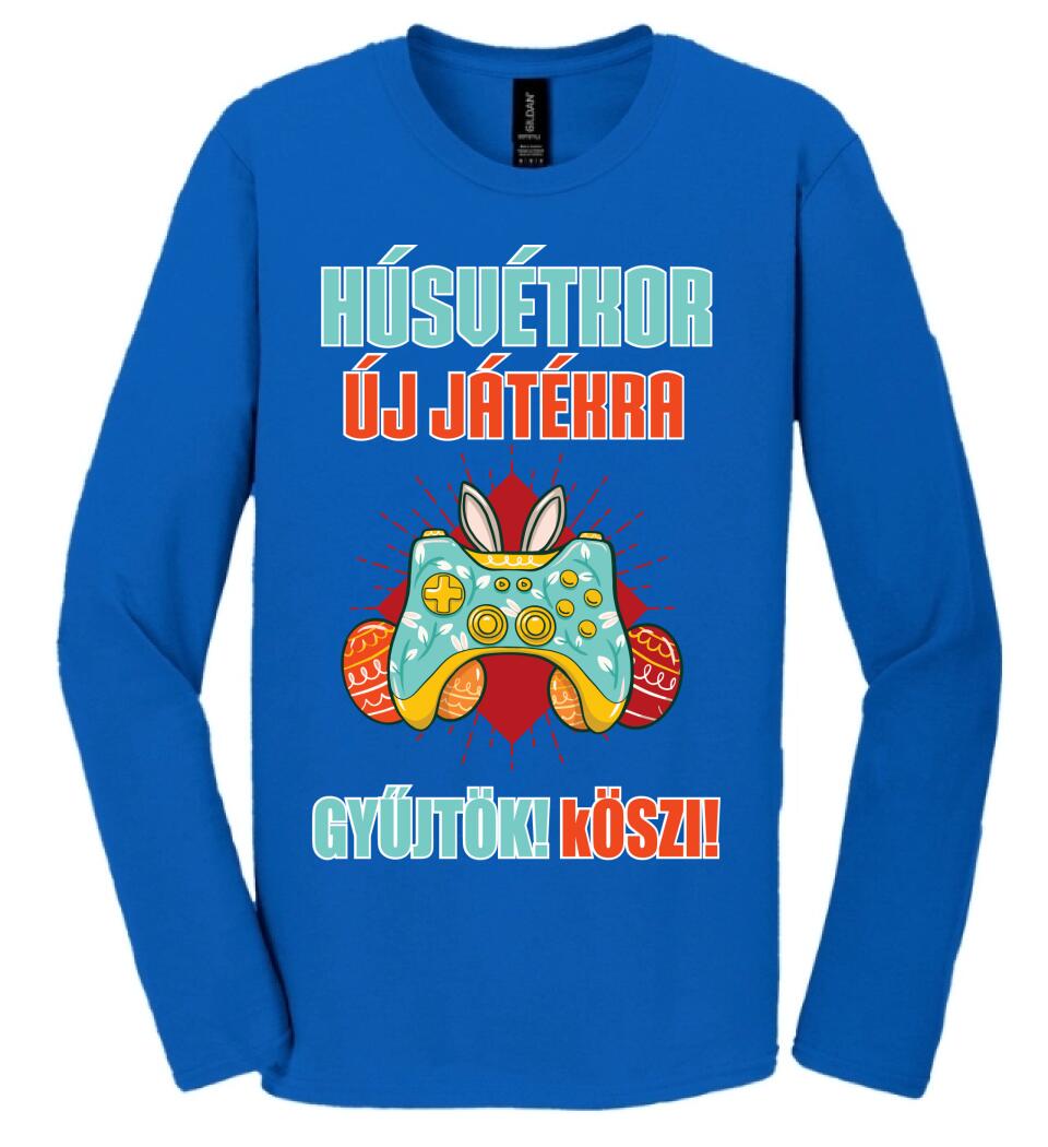 HÚSVÉTKOR ÚJ JÁTÉKRA GYŰJTÖK Póló