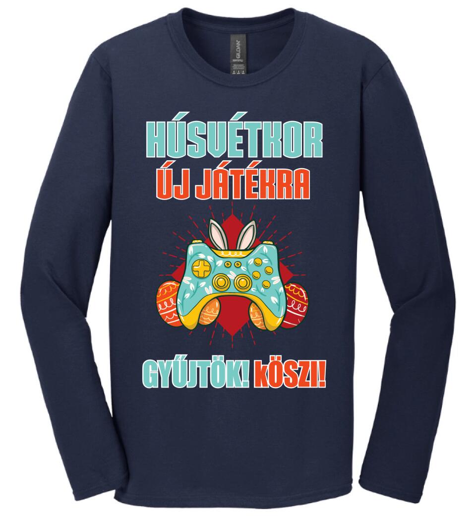 HÚSVÉTKOR ÚJ JÁTÉKRA GYŰJTÖK Póló