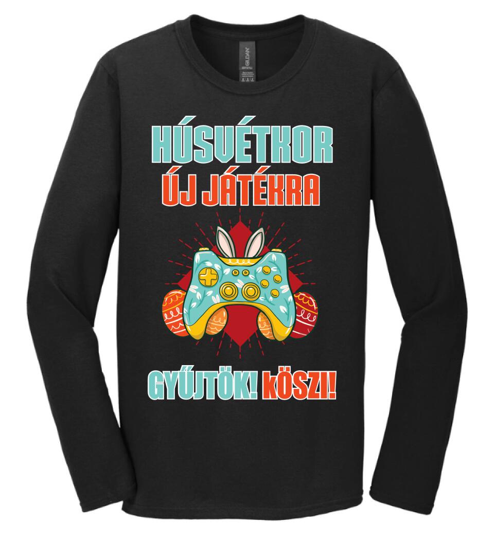 HÚSVÉTKOR ÚJ JÁTÉKRA GYŰJTÖK Póló