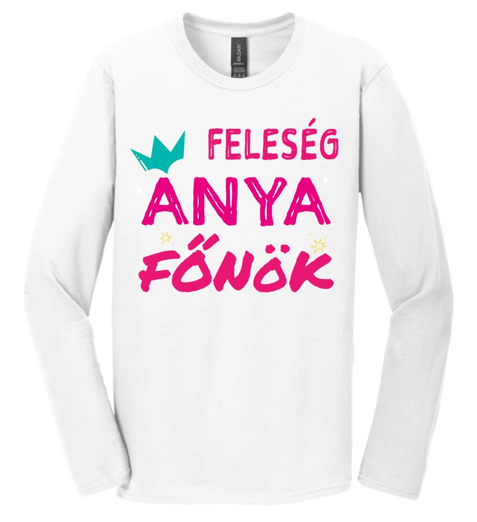 Feleség anya főnök Póló