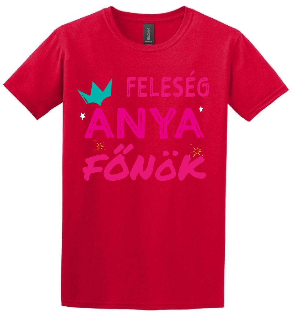 Feleség anya főnök Póló