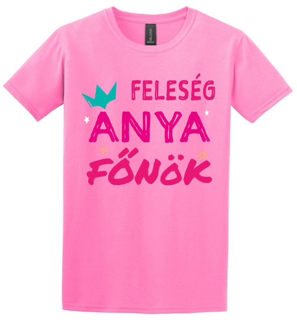 Feleség anya főnök Póló