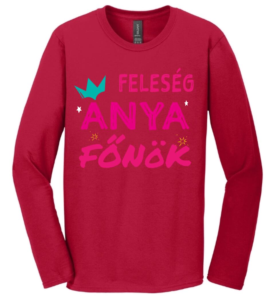 Feleség anya főnök Póló