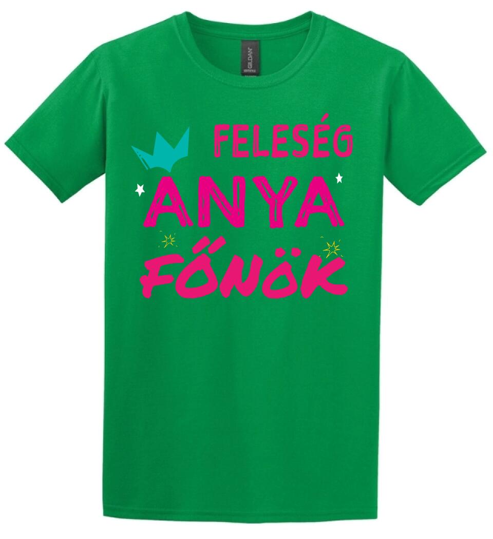 Feleség anya főnök Póló