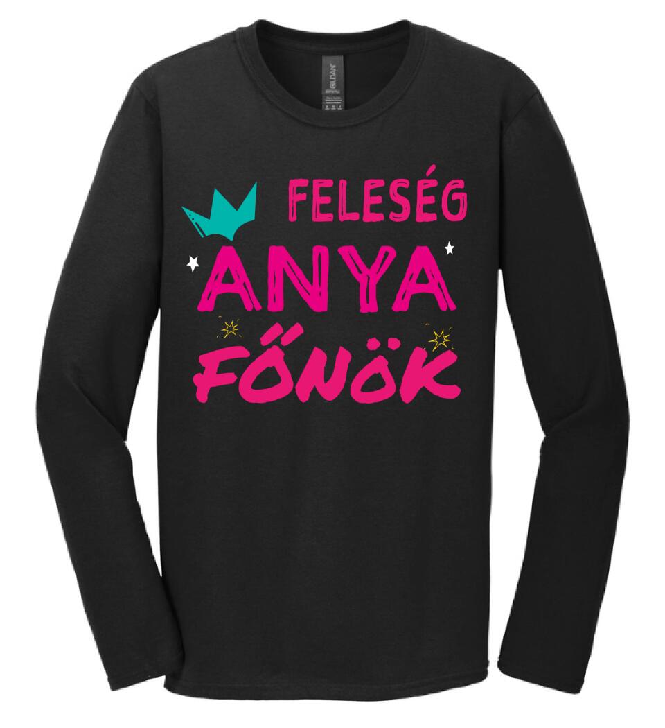 Feleség anya főnök Póló