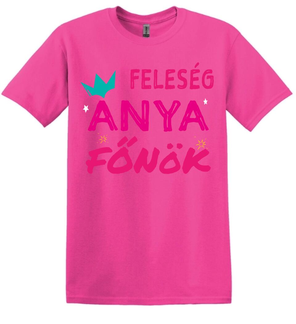 Feleség anya főnök Póló