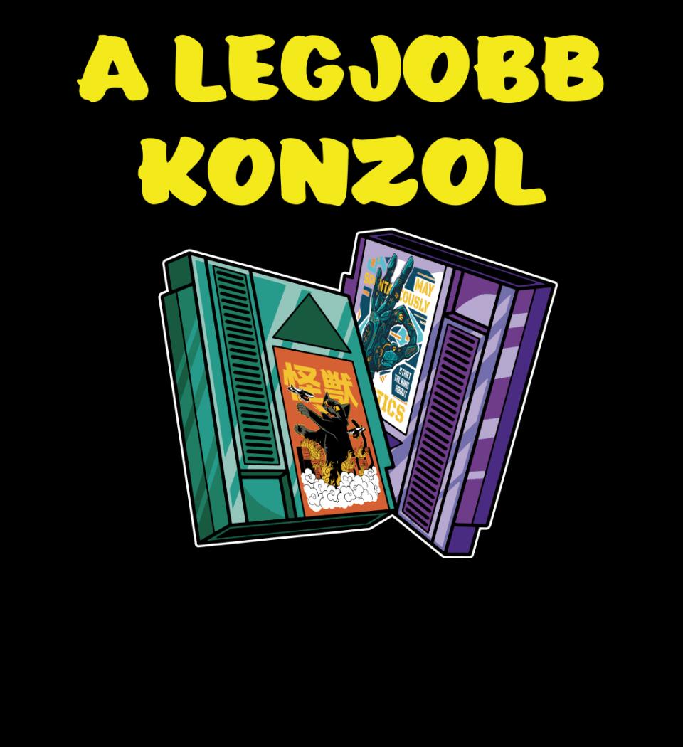 A LEGJOBB KONZOL Póló