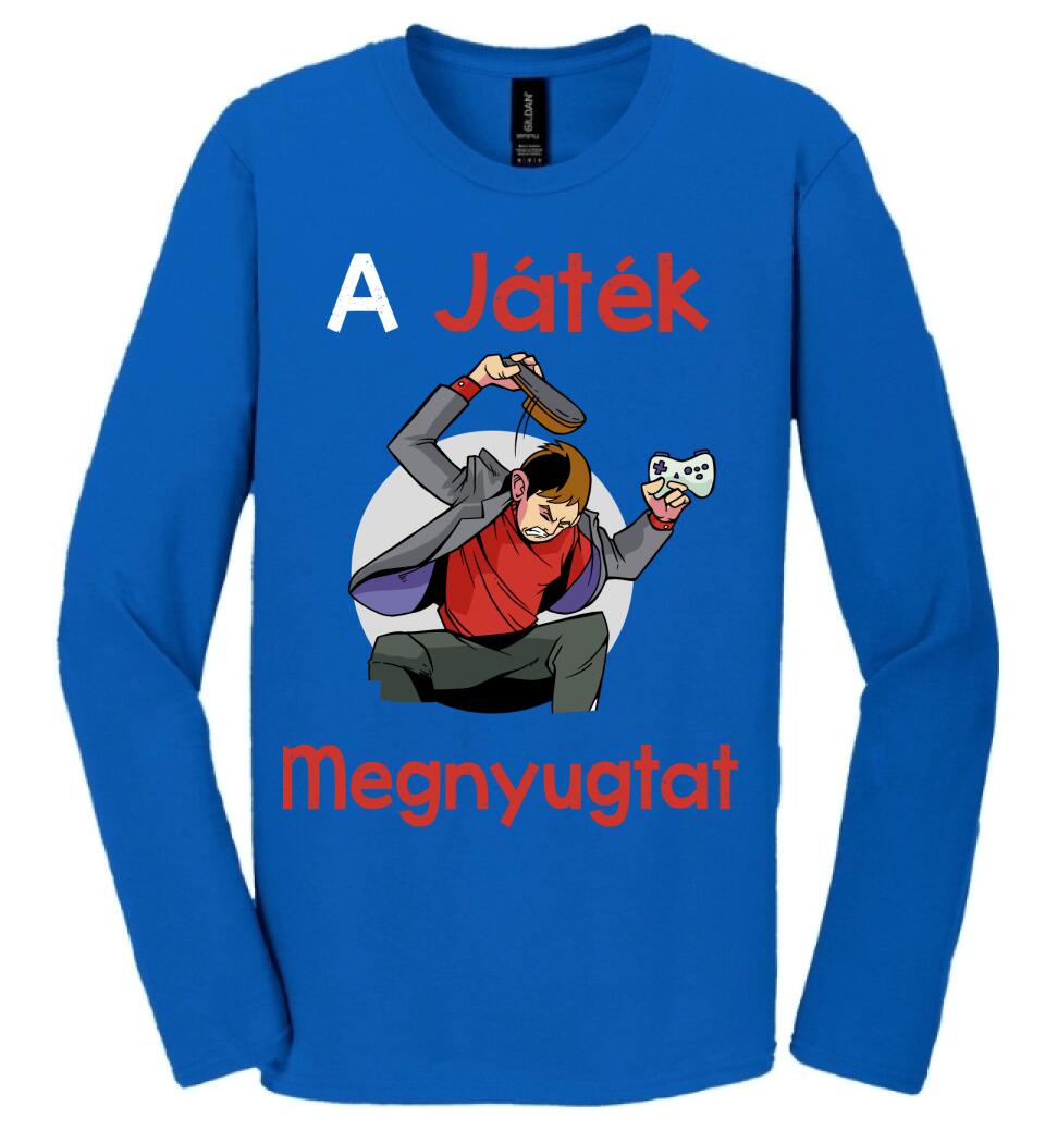A játék megnyugtat Póló