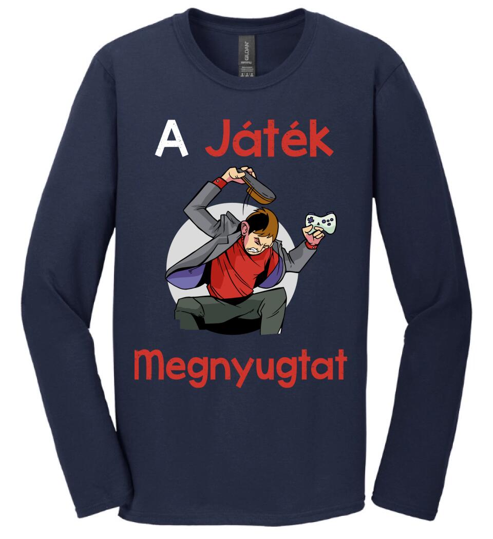 A játék megnyugtat Póló