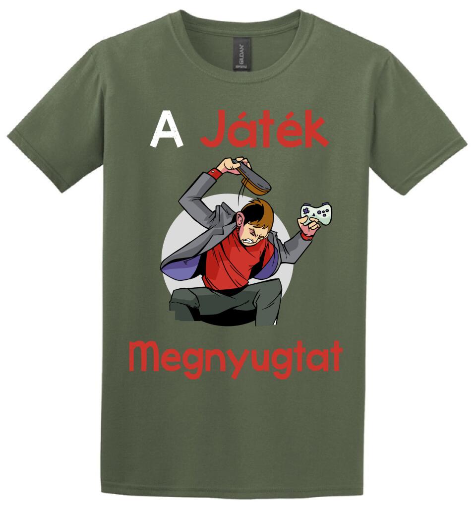 A játék megnyugtat Póló