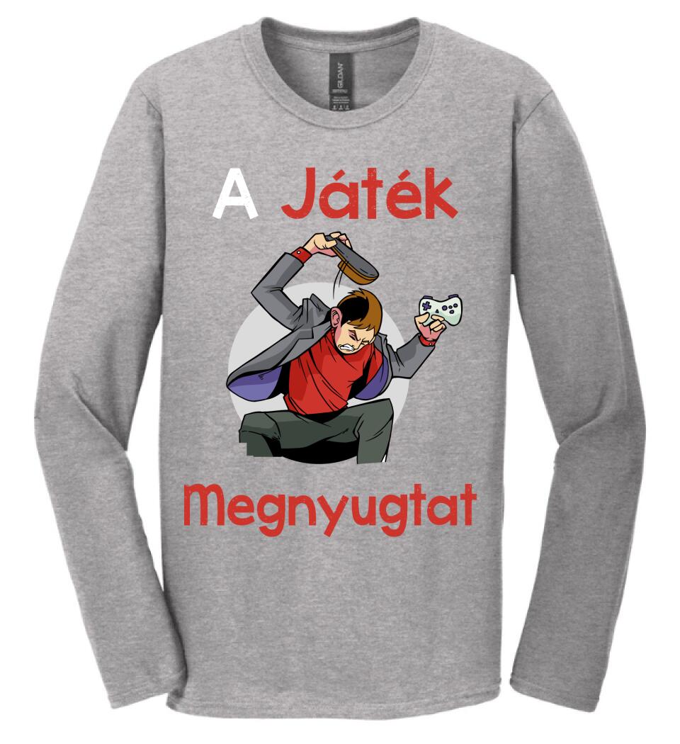 A játék megnyugtat Póló