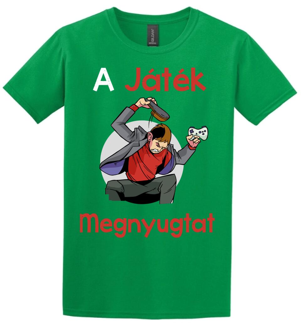 A játék megnyugtat Póló