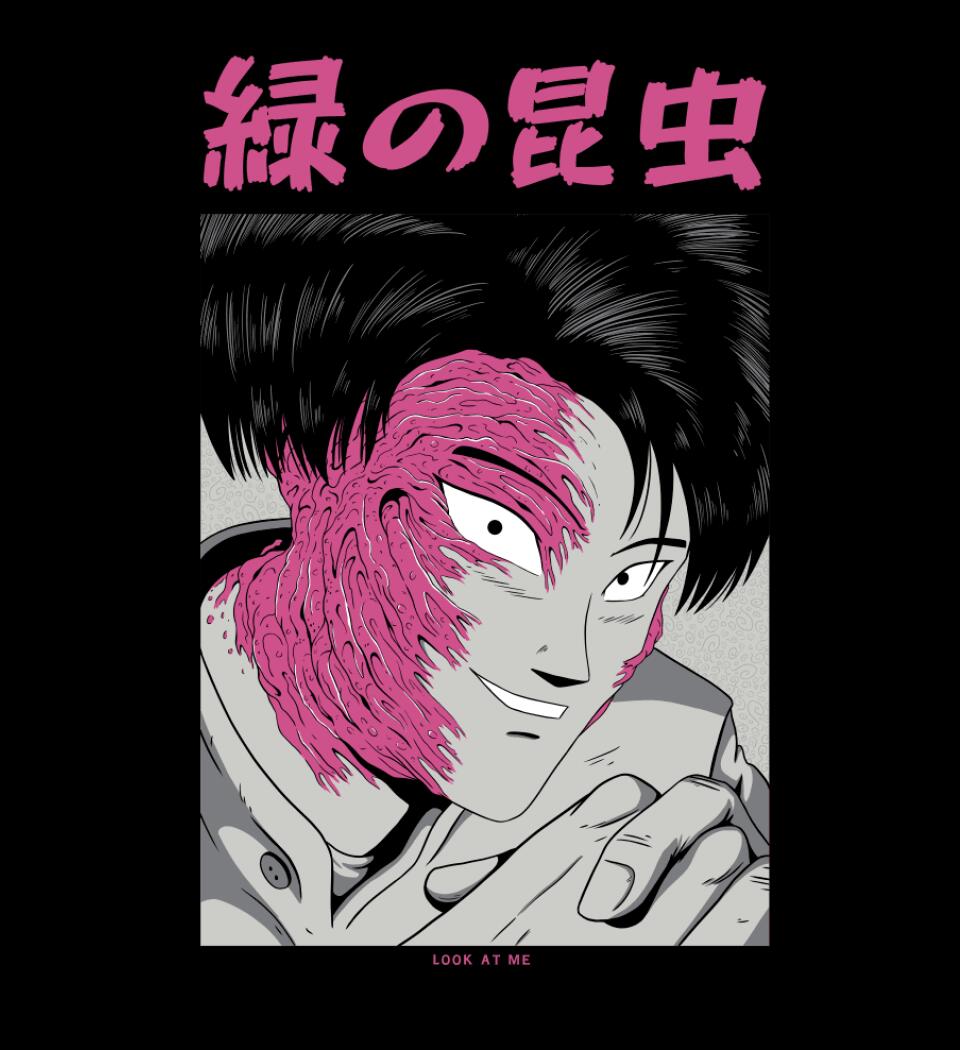 Japán horror stílus Póló