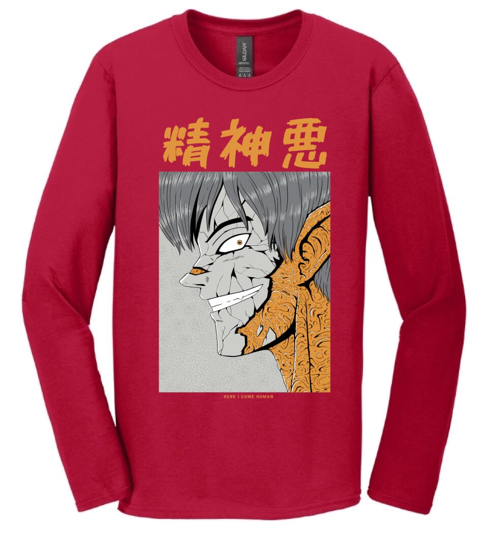 Japán horror stílus Póló