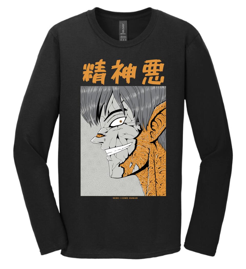 Japán horror stílus Póló