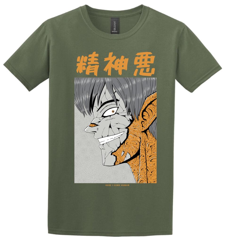 Japán horror stílus Póló