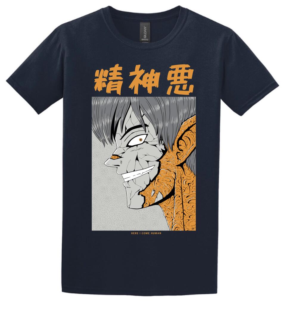 Japán horror stílus Póló