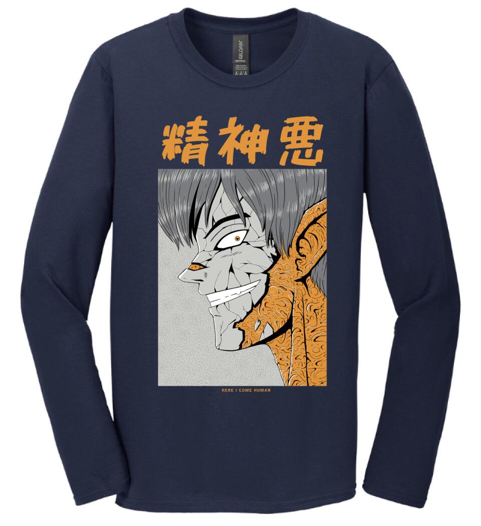 Japán horror stílus Póló