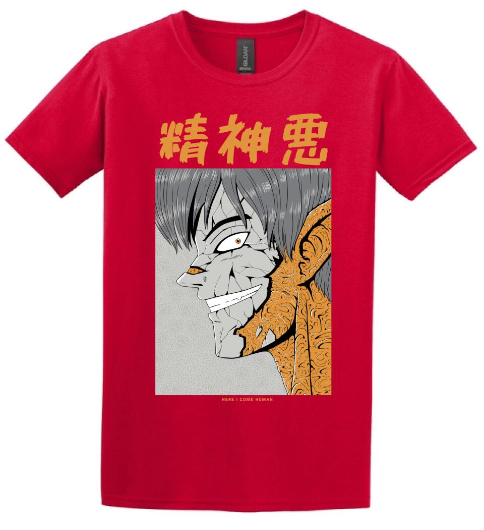 Japán horror stílus Póló