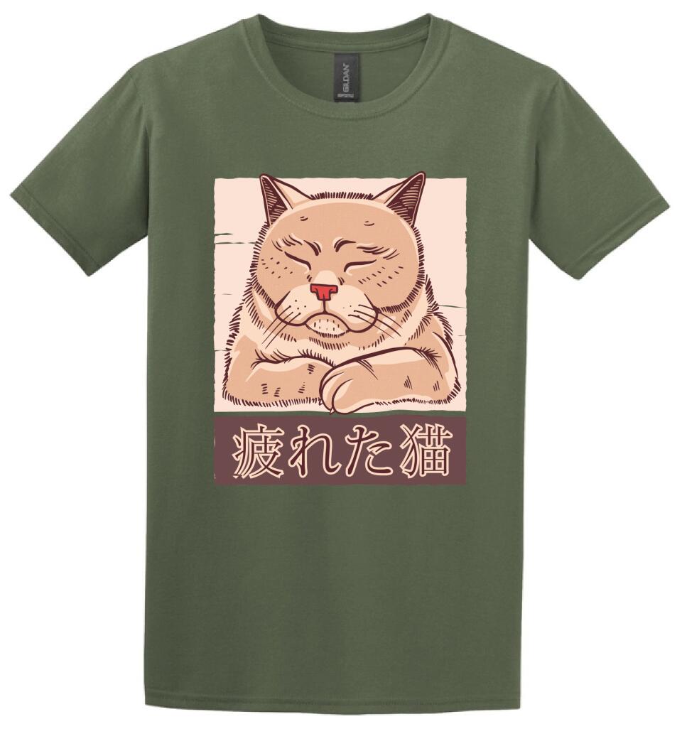 Tired cat Póló