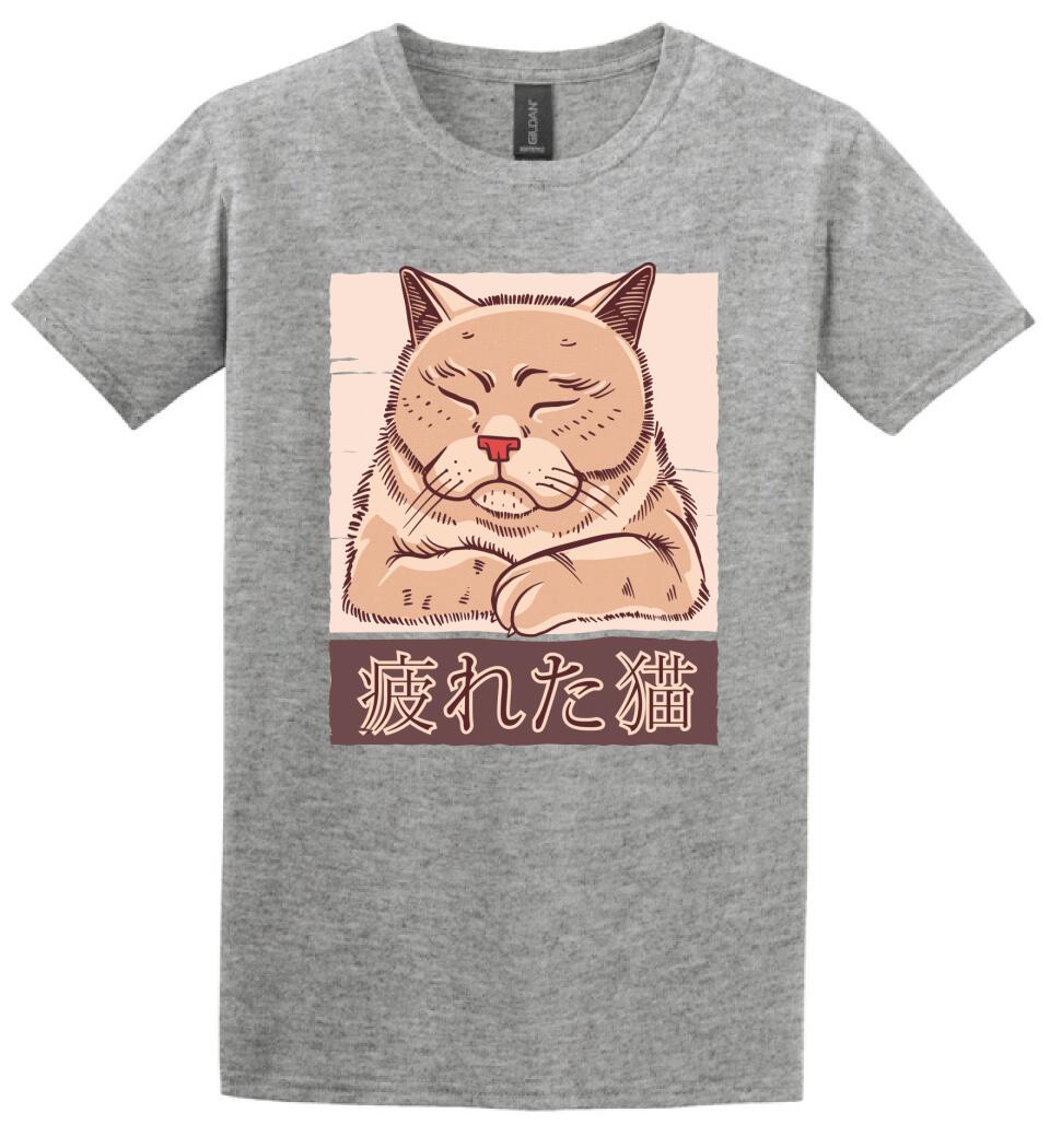 Tired cat Póló