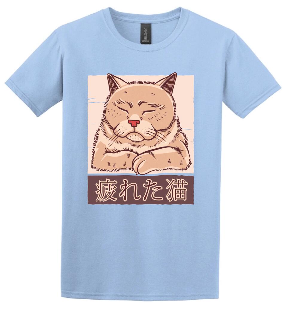 Tired cat Póló