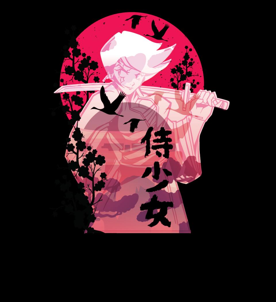 Samurai Girl Póló