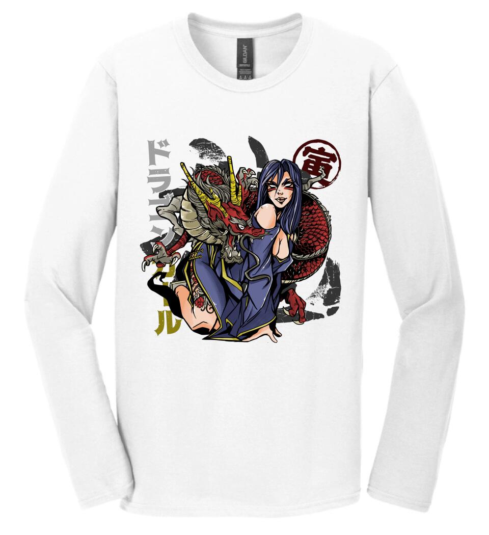 Sexy Anime Dragon Girl Póló