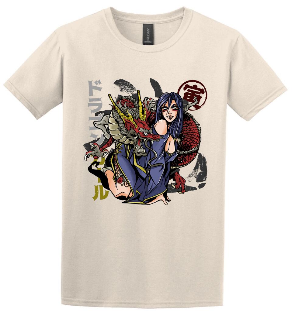 Sexy Anime Dragon Girl Póló