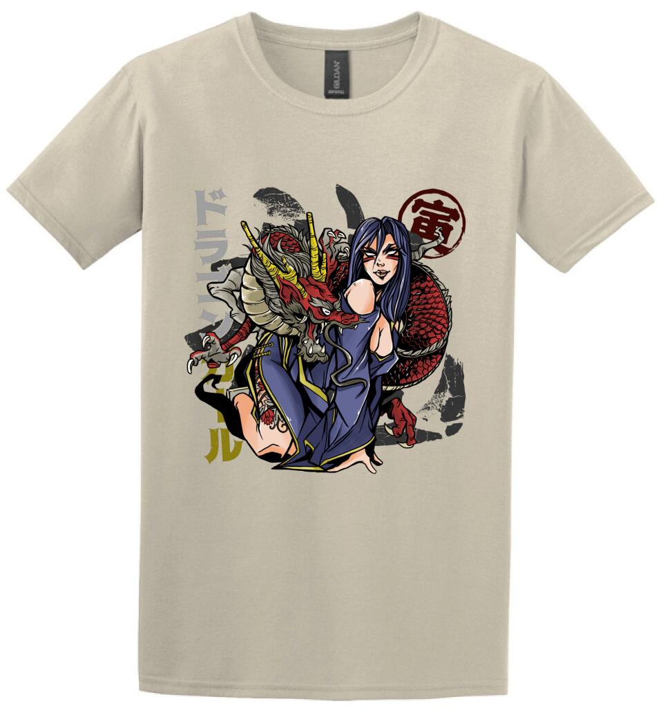 Sexy Anime Dragon Girl Póló