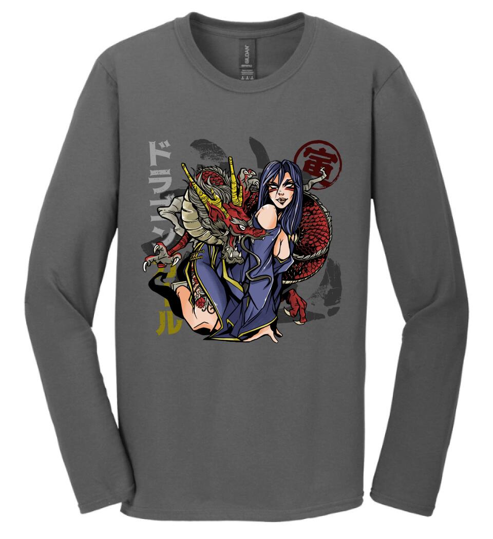 Sexy Anime Dragon Girl Póló