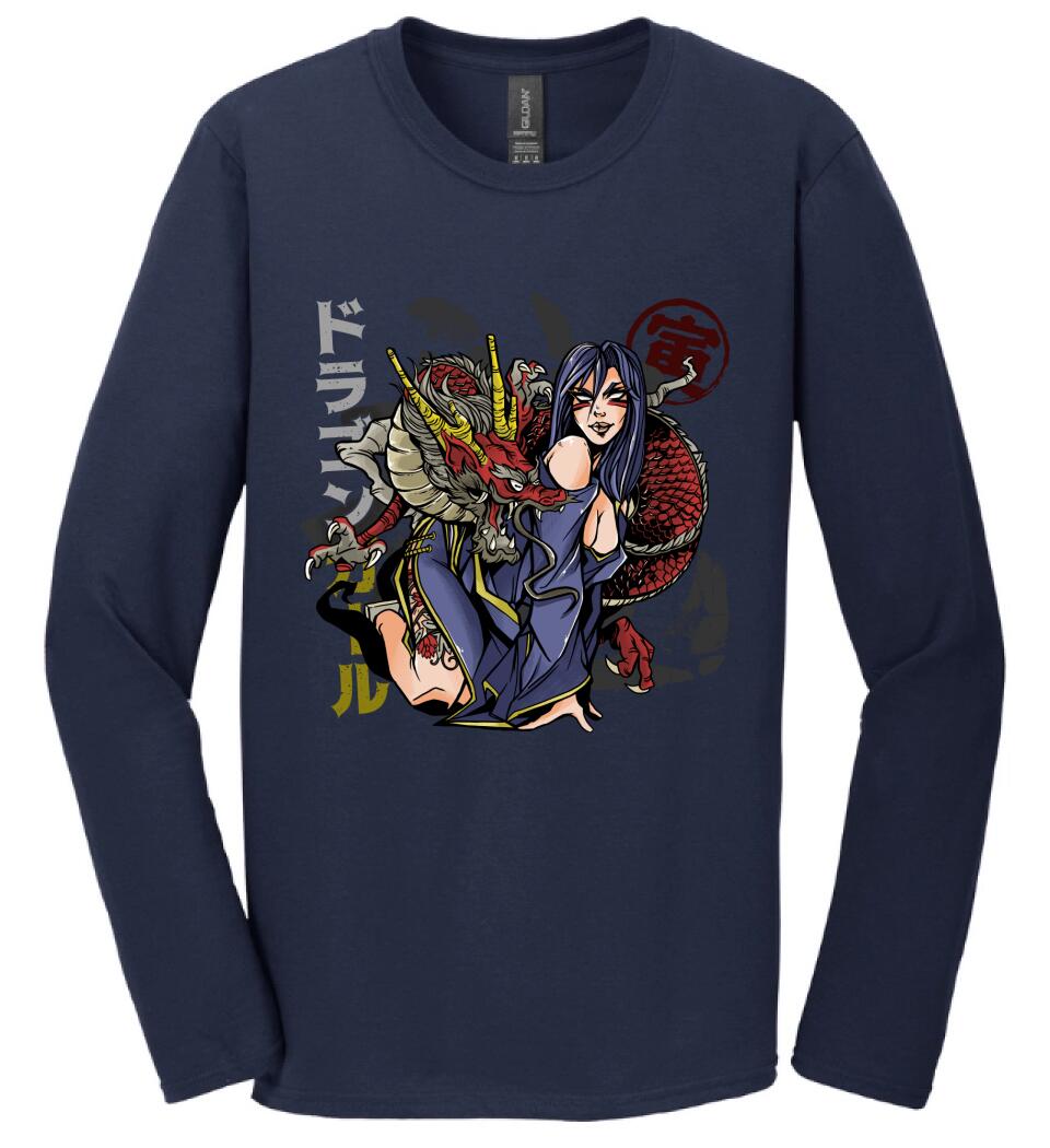 Sexy Anime Dragon Girl Póló