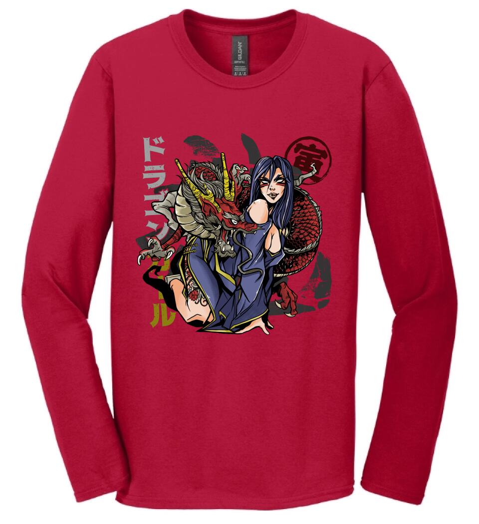 Sexy Anime Dragon Girl Póló