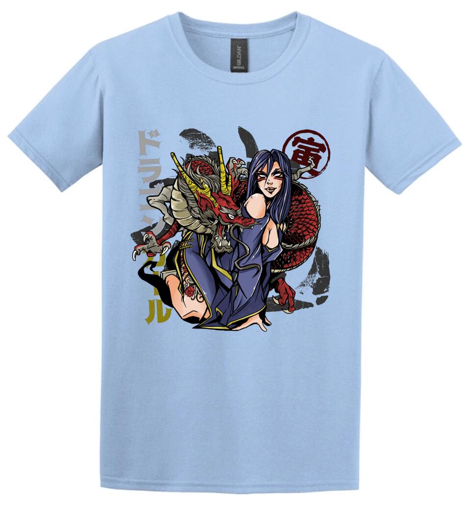 Sexy Anime Dragon Girl Póló