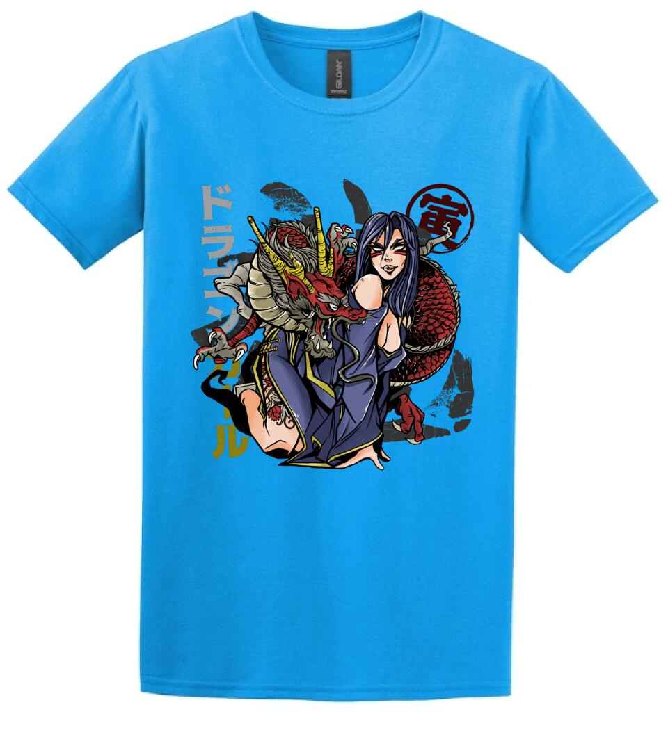 Sexy Anime Dragon Girl Póló