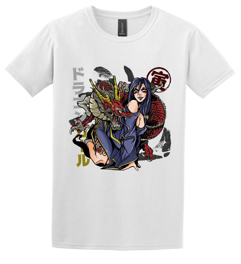 Sexy Anime Dragon Girl Póló
