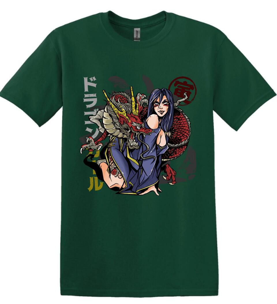 Sexy Anime Dragon Girl Póló