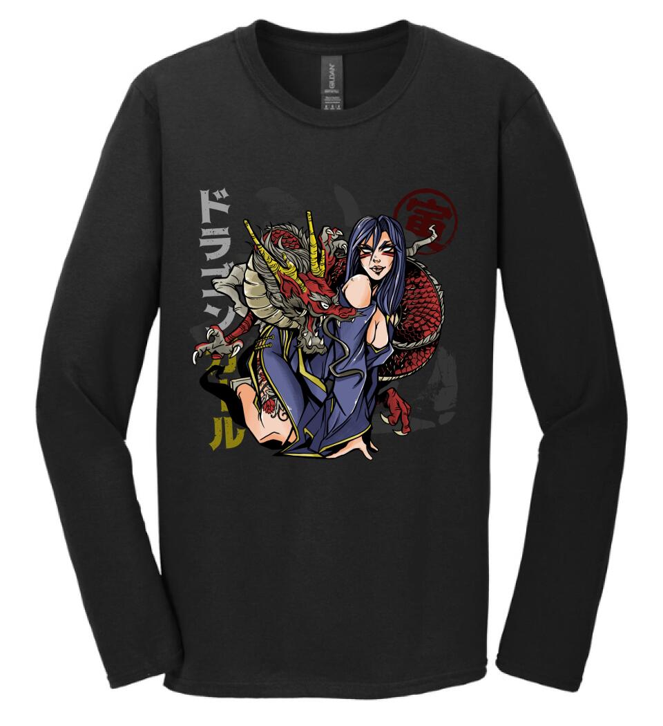 Sexy Anime Dragon Girl Póló
