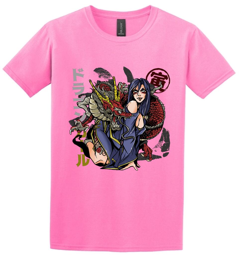 Sexy Anime Dragon Girl Póló