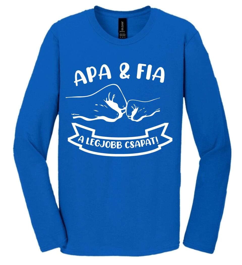 Apa Fia a legjobb csapat Páros pólós minta