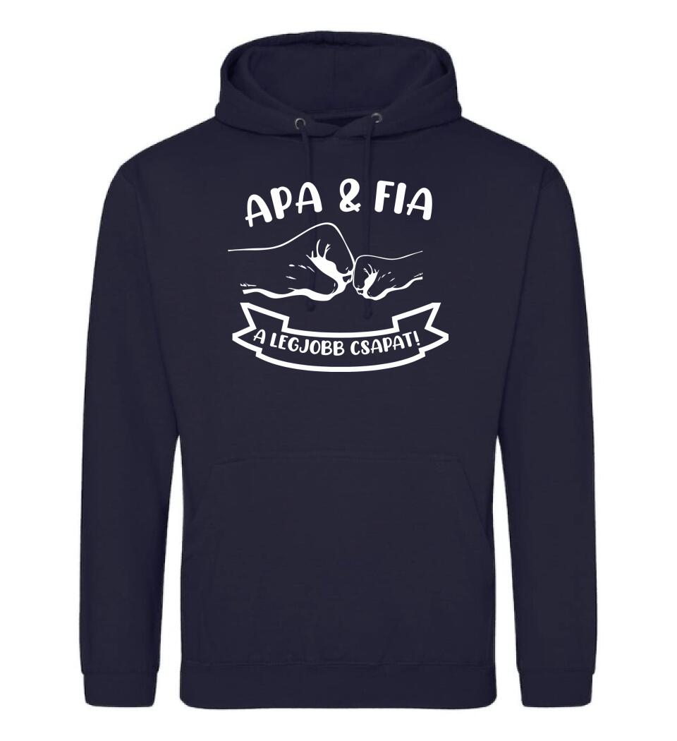 Apa Fia a legjobb csapat Páros pólós minta