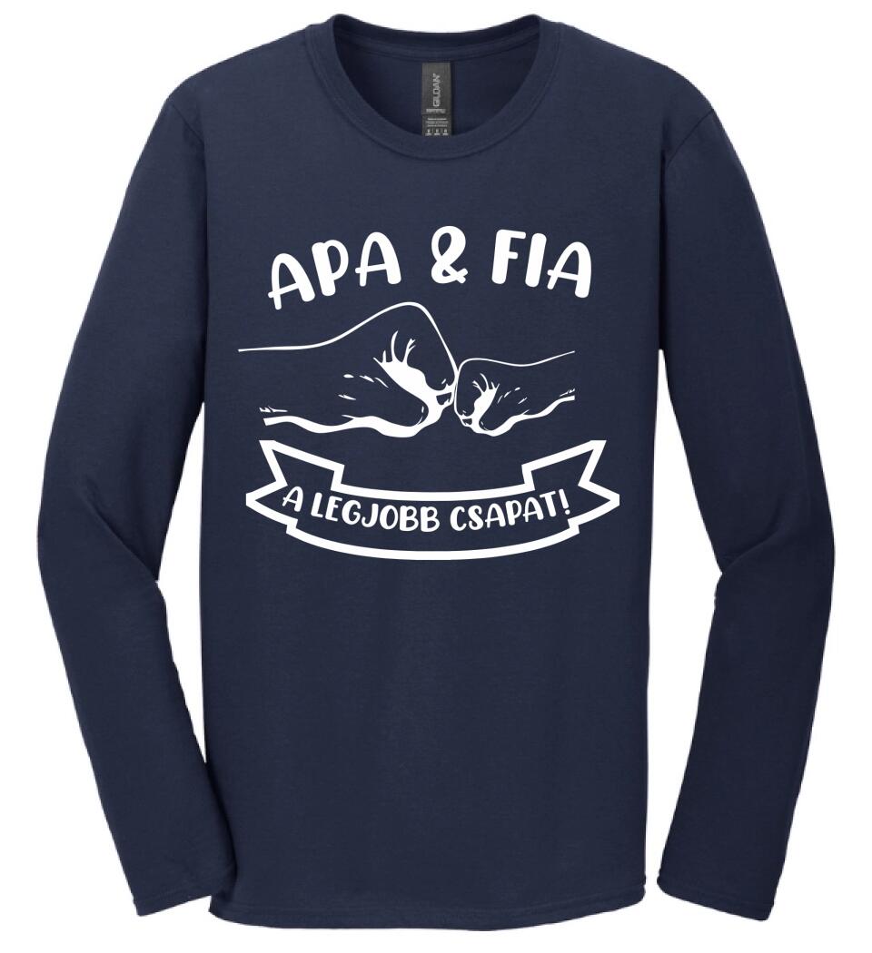 Apa Fia a legjobb csapat Páros pólós minta