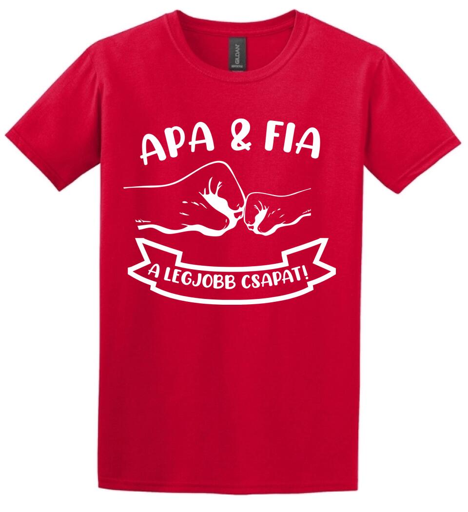 Apa Fia a legjobb csapat Páros pólós minta